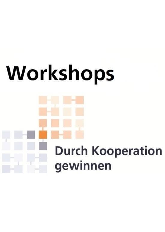 Logo Bildungsnetzwerk mit Schriftzug Workshops